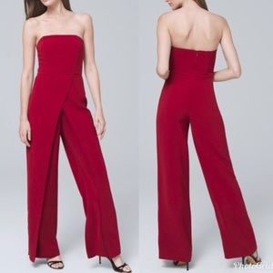 White House Black Market Pink Jumpsuit